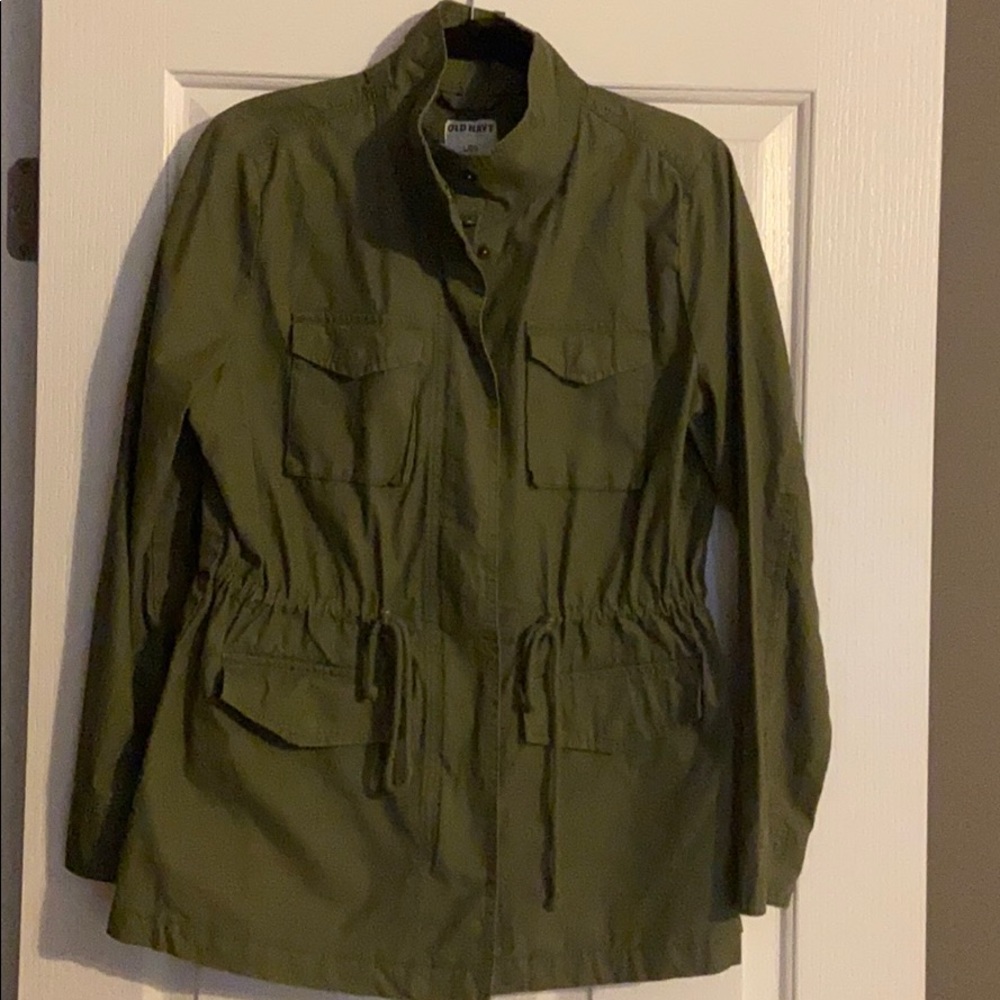 Women’s Large Green Old Navy Anorak utility jacket